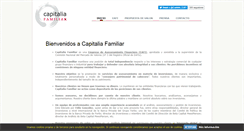 Desktop Screenshot of capitaliafamiliar.es